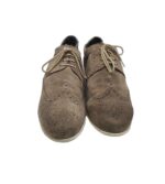 Pantofi barbati Zara, 45, piele intoarsa, bej - imagine 3