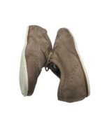 Pantofi barbati Zara, 45, piele intoarsa, bej - imagine 4