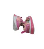 Adidasi copii 23, imitatie de piele, material textil, roz - imagine 4