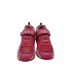 Adidasi copii 31, imitatie de piele, material textil, roz - imagine 3
