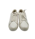 Tenisi dama Primark, 40, imitatie de piele, alb - imagine 3
