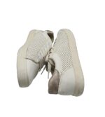 Tenisi dama Primark, 40, imitatie de piele, alb - imagine 4
