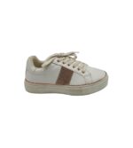 Tenisi dama Primark, 38, imitatie de piele, alb auriu