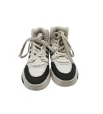 Adidasi dama Adidas, 35, imitatie de piele, alb negru - imagine 3