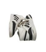 Adidasi dama Adidas, 35, imitatie de piele, alb negru - imagine 4