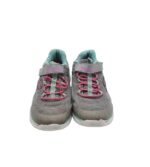 Adidasi copii Skechers, 34, material textil, gri - imagine 3