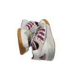 Adidasi dama Adidas, 40, imitatie de piele, material textil, alb roz - imagine 4