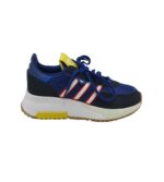 Adidasi barbati Adidas Retropy F2, 46, imitatie de piele, material textil, albstru