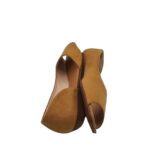 Sandale dama Ideal Shoes, 36, material textil, maro - imagine 4