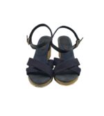Sandale dama Tommy Hilfiger, 39, material textil, negru - imagine 3