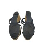 Sandale dama Tommy Hilfiger, 39, material textil, negru - imagine 5
