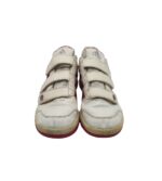 Adidasi copii Adidas, 36, imitatie de piele, alb roz - imagine 3