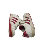 Adidasi copii Adidas, 36, imitatie de piele, alb roz - imagine 4