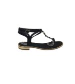 Sandale dama New Look, 40, material textil, negru