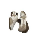 Pantofi dama Medicus, 39, material textil, piele, gri alb - imagine 4