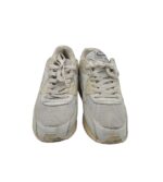 Adidasi dama 39, imitatie de piele, material textil, gri - imagine 3