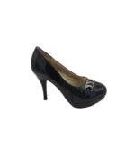 Pantofi dama Gemeini  37,  imitatie de piele, negru