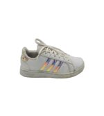 Adidasi dama Adidas, 38, imitatie de piele, alb