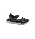 Sandale dama 41, material textil, negru