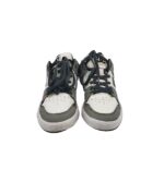 Adidasi dama D&G, 36, imitatie de piele, piele, alb gri - imagine 3
