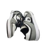 Adidasi dama D&G, 36, imitatie de piele, piele, alb gri - imagine 4