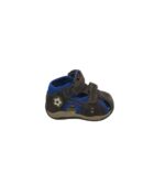 Sandale copii Indigo, 21, piele intoarsa, gri albastru