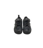 Adidasi copii 25, imitatie de piele, negru - imagine 3