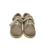 Adidasi dama Laura Berg, 40, imitatie de piele, bej - imagine 3