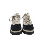 Adidasi dama Puma, 39, piele intoarsa, piele, alb negru - imagine 3