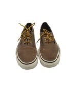 Tenisi barbati Vans, 41, material textil, maro - imagine 3
