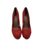 Pantofi dama Atmosphere, 37, material textil, rosu - imagine 3