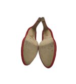 Pantofi dama Atmosphere, 37, material textil, rosu - imagine 5