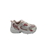 Adidasi copii New Balance, 30, material textil, alb gri