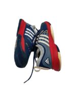Adidasi dama Adidas, 37, imitatie de piele, material textil, albastru gri - imagine 4