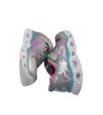 Adidasi copii Skechers, 32, imitatie de piele, material textil, gri - imagine 4