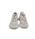 Adidasi copii H&M, 34, imitatie de piele, material textil, alb gri - imagine 3