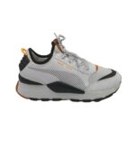 Adidasi barbati Puma, 45, imitatie de piele, material textil, alb negru
