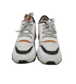 Adidasi barbati Puma, 45, imitatie de piele, material textil, alb negru - imagine 3