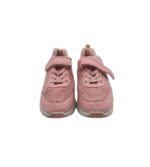 Adidasi copii 32, imitatie de piele, material textil, roz - imagine 3