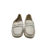 Mocasini dama Janet D, 39, piele, alb - imagine 3