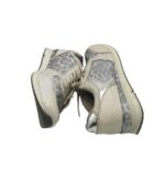 Adidasi dama Carrou, 40, imitatie de piele, material textil, gri - imagine 4