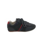 Adidasi barbati Hugo Boss, 40, material textil, piele, bleumarin