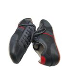 Adidasi barbati Hugo Boss, 40, material textil, piele, bleumarin - imagine 4