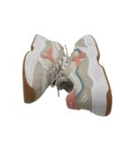 Adidasi dama Graceland, 35, imitatie de piele, material textil, gri - imagine 4