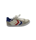 Tenisi dama Hummel, 39, piele intoarsa, material textil, alb gri