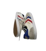 Tenisi dama Hummel, 39, piele intoarsa, material textil, alb gri - imagine 4
