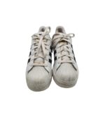 Adidasi dama Adidas, 38, piele, alb negru - imagine 3