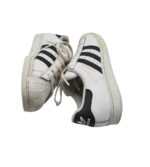 Adidasi dama Adidas, 38, piele, alb negru - imagine 4