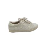 Tenisi dama Justfab, 40, imitatie de piele, alb
