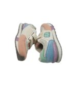Adidasi copii Elefanten, 29, material textil, alb albastru roz - imagine 4